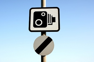 Camera warning sign